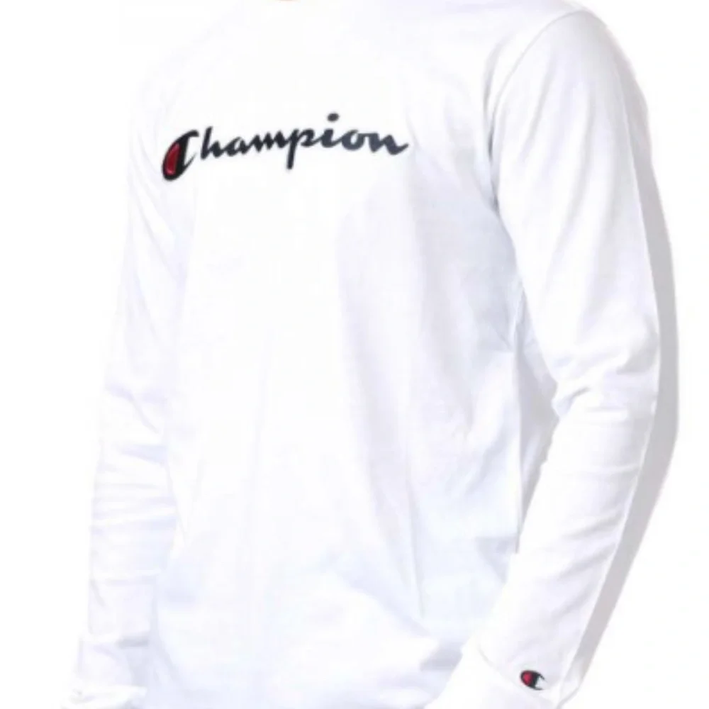 White Long Sleeve Champion Shirt - Picture 2 of 2